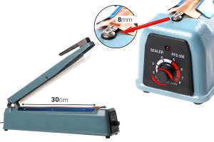 Thermosoudeuse manuelle de table avec longueur de soudure de 30 cm - largeur de soudure de 8 mm et sécurité-2