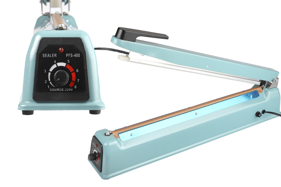 Tabletop hand held heat sealer with safety system and - 40 cm seal length and 3 mm seal width-image_product