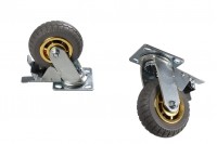 Wheelchair with rotating brake (4 inches)