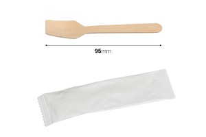 Holzlöffel 95 mm in Einzelverpackung - 100 Stk-2
