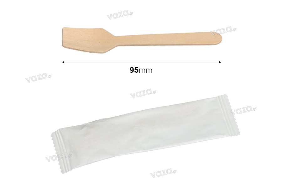 linguri de lemn de 95 mm în ambalaj individual - 100 buc