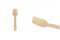 95 mm wooden spoons in individual packaging - 100 pcs