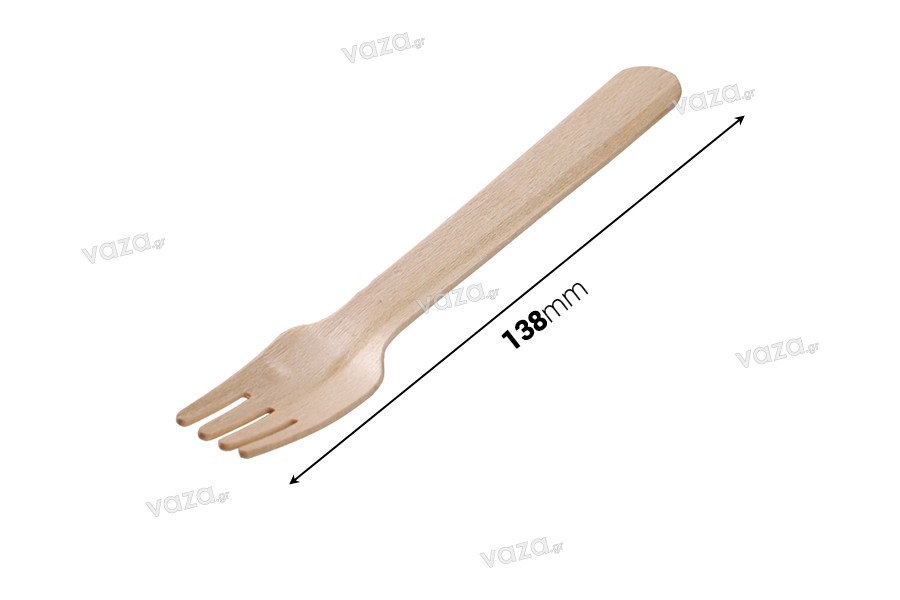Forchette  di legno 138 mm – 100 pz 