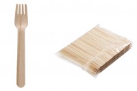 Wooden forks 138 mm - 100 pcs