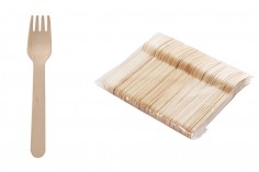 160 mm wooden forks - 100 pcs