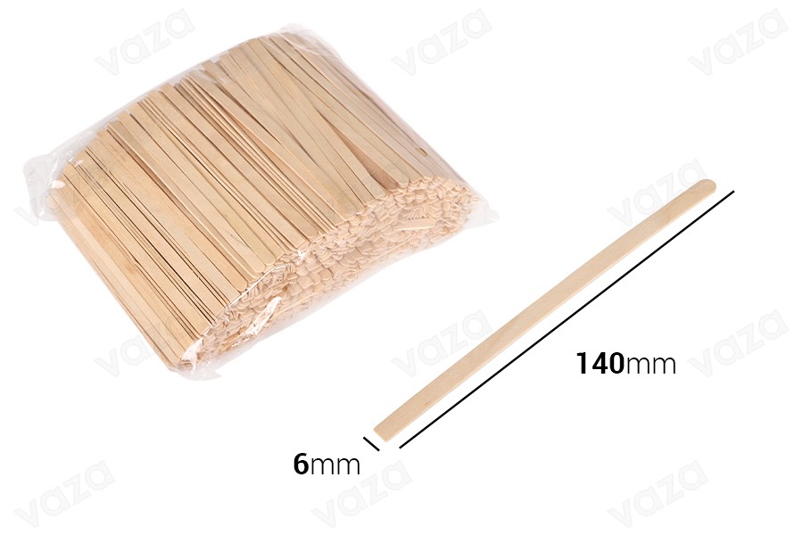 Ξυλάκια γενικής χρήσης 140x6x1,2 mm - πακέτο 1000 τμχ-εικόνα_διαστάσεις