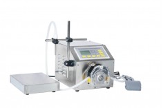 Liquid filling machine with peristaltic pump and weighing function (30 - 6000 ml)