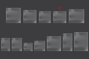 Wrapping and packaging shrinkage (BOPP) film 187x167mm - 100 pcs-bildabmessungen