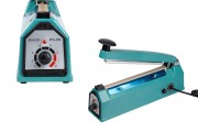 Tabletop hand held heat sealer with 20 cm seal length and 2 mm seal width and safety system