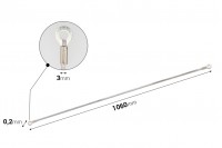 Filo di ricambio 1,06 m x 3 mm per termosaldatrice