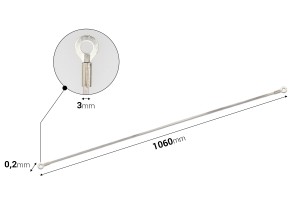 Fil de rechange 1,06 m x 3 mm pour thermosoudeuse-εικόνα_προϊοντική