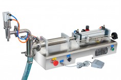 Machine de remplissage de récipients pour liquides par air comprimé (10-100 ml)
