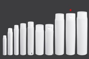 Tube plastique de 100 ml avec revêtement intérieur en aluminium et couvercle à rabat - 12 pièces-3