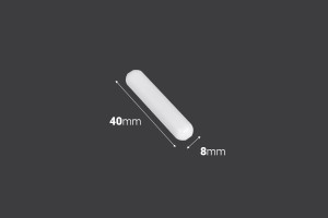 Magnetrührstab 8x40 mm - 6 Stk-εικόνα_διαστάσεις