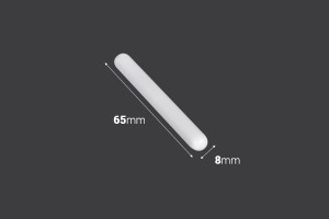 Magnetrührstab 8x65 mm - 6 Stk-2
