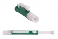 Pipette dispenser for 0.1 to 10 ml