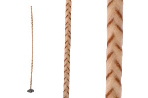 Mèche en coton ciré de 150 mm de long - 25 pcs-3