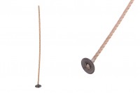 Mèche de 150 mm de long en coton ciré (diamètre de la base : 12,5 mm)