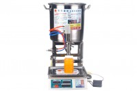 Filling machine for viscous liquids