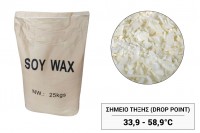 Vegetable soft soy wax - 25 kg