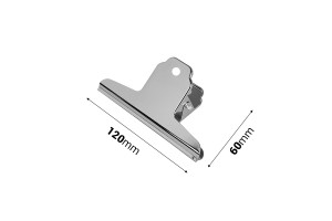 Clip métallique 120x60 mm – lot de 18 pièces-εικόνα_διαστάσεις