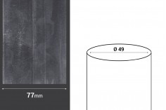 Καψύλιο θερμοσυρρικνούμενο πλάτος 77 mm με εγκοπή - σε τρεχούμενο μέτρο (Φ 49 mm)