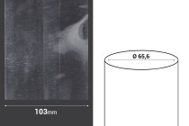 Καψύλιο θερμοσυρρικνούμενο πλάτος 103 mm - σε τρεχούμενο μέτρο (Φ 65,6 mm) Καψύλιο θερμοσυρρικνούμενο πλάτος 103 mm - σε τρεχούμενο μέτρο (Φ 65,6 mm)