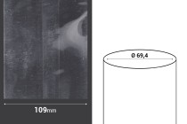Καψύλιο θερμοσυρρικνούμενο πλάτος 109 mm - σε τρεχούμενο μέτρο (Φ 69,4 mm) Καψύλιο θερμοσυρρικνούμενο πλάτος 109 mm - σε τρεχούμενο μέτρο (Φ 69,4 mm)