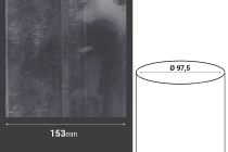 Καψύλιο θερμοσυρρικνούμενο πλάτος 153 mm - σε τρεχούμενο μέτρο (Φ 97,5 mm)