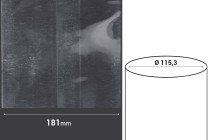 Καψύλιο θερμοσυρρικνούμενο πλάτος 181 mm - σε τρεχούμενο μέτρο (Φ 115,3 mm)