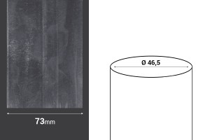 Schrumpfkappe 73mm breit - bei laufendem Meter (Φ 46,5)-εικόνα_διαστάσεις
