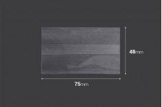 Capsule thermorétractable 48x75 mm transparente pour flacon de 15ml