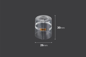 Schrumpfkappe 26x30 mm transparent-bildabmessungen