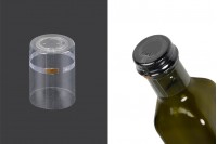 Capsule 32x45mm transparent and heat-shrinkable