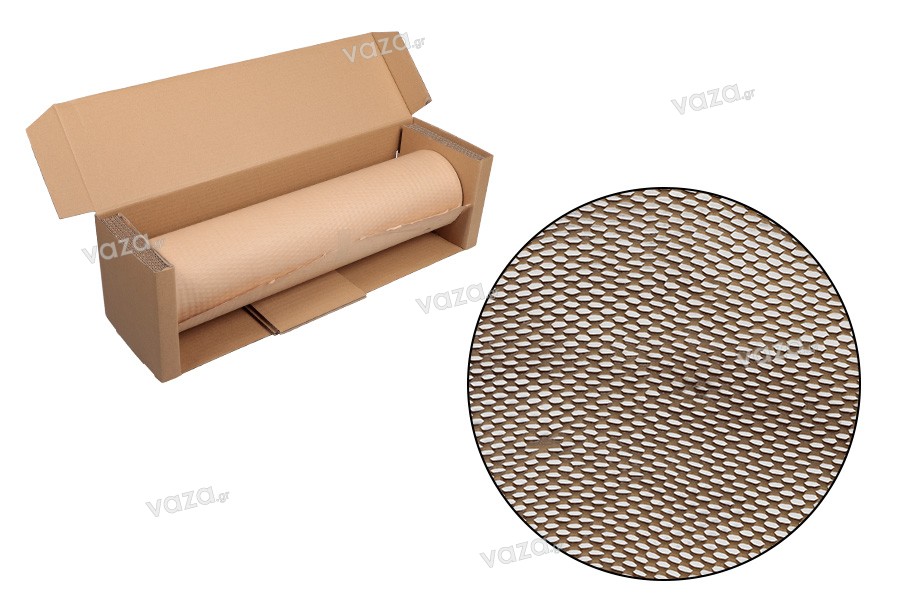 Box honeycomb wrap paper dispenser (single paper)