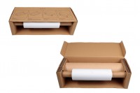 Box honeycomb wrap paper dispenser (double paper)