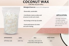 Coconut wax - one kilo piece