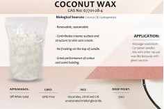 Ceară de cocos - bucată de un kilogram