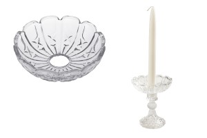 Tellerglasloch mit Mittelloch (26 mm) für Leuchter und Kronleuchter-εικόνα_σύνθεση