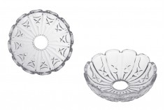 Tellerglasloch mit Mittelloch (26 mm) für Leuchter und Kronleuchter