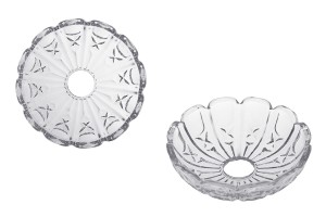 Tellerglasloch mit Mittelloch (26 mm) für Leuchter und Kronleuchter-εικόνα_προϊοντική