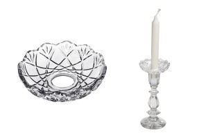 Piatto portacandele con foro al centro (26mm) per candelieri e lampadari.-εικόνα_σύνθεση