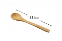 Bamboo spoons 131 mm in a pack of 25 pieces