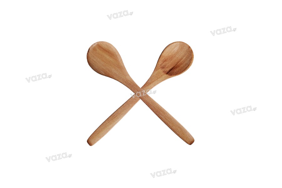 Lingurițe bamboo 131 mm - pachet de 25 bucăţi