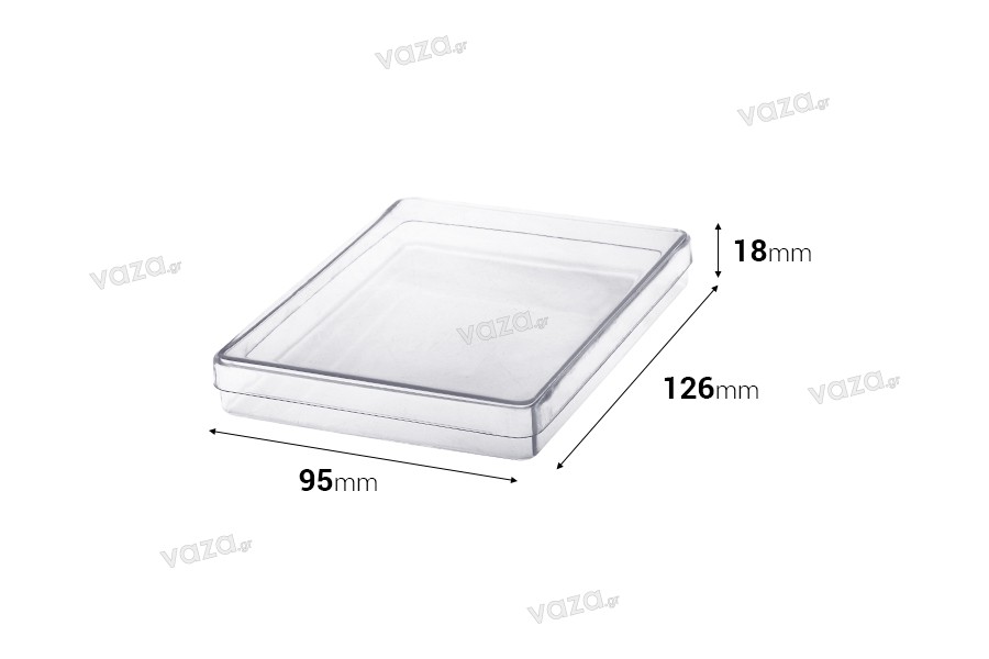 Acrylic transparent case 95x126x18 mm