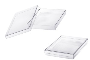 Boîtier transparent en acrylique 95 x 126 x 18 mm-produktbild