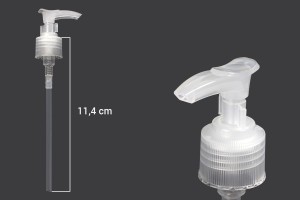 Pompe en plastique 24/410 pour shampooing, crème ou émulsion-2