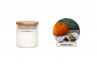 Pumpkin Spice Αρωματικό κερί σόγιας με ξύλινο φυτίλι (110gr)