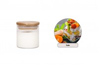 Solo Aromatic soy candle with wooden wick (110gr)