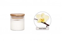 Sweet Vanilla Αρωματικό κερί σόγιας με ξύλινο φυτίλι (110gr)